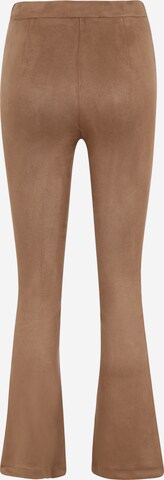 Vila Petite Flared Trousers 'Ghita' in Brown