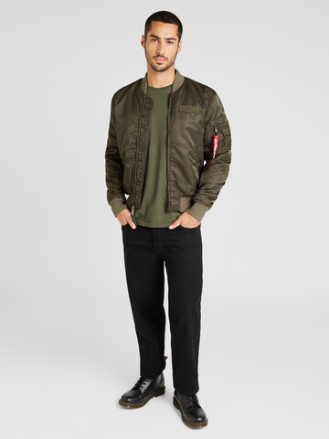 ALPHA INDUSTRIES Преходно яке в зелено