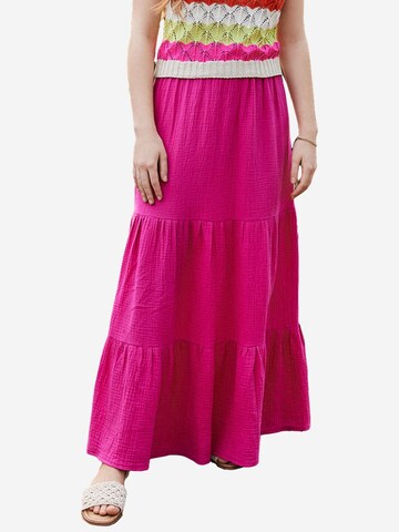 LolaLiza Skirt 'Tetra' in Pink: front