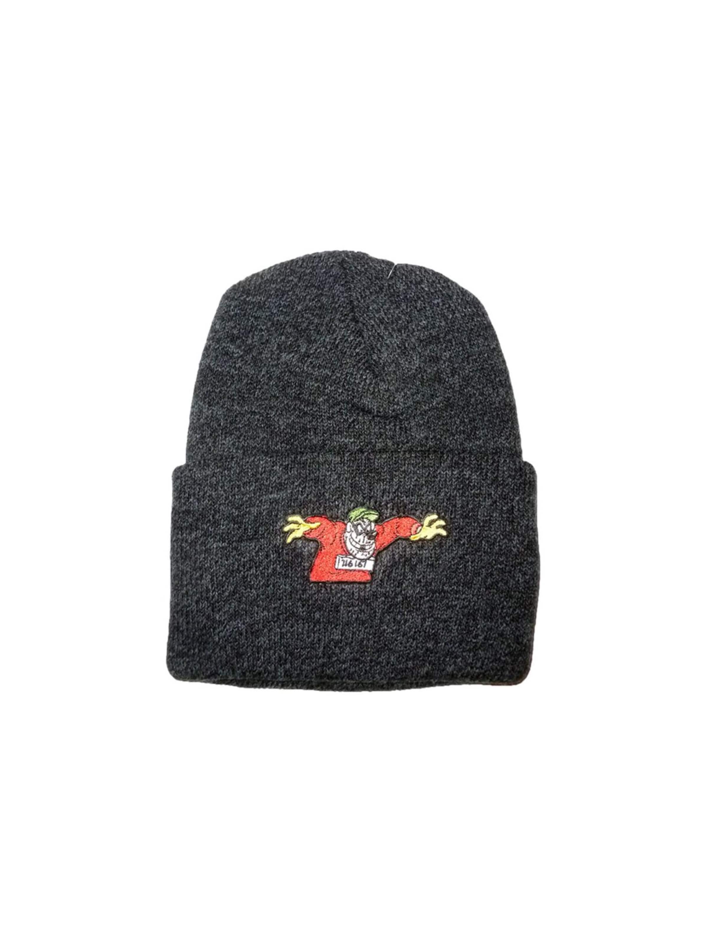 King Kameha Beanie 'Beagle Boy' in Grey: front