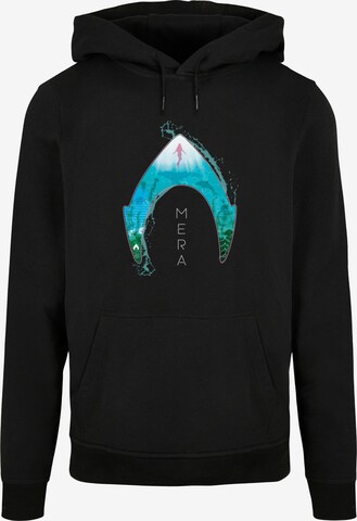 Sweat-shirt 'Aquaman - Mera Ocean' ABSOLUTE CULT en noir : devant