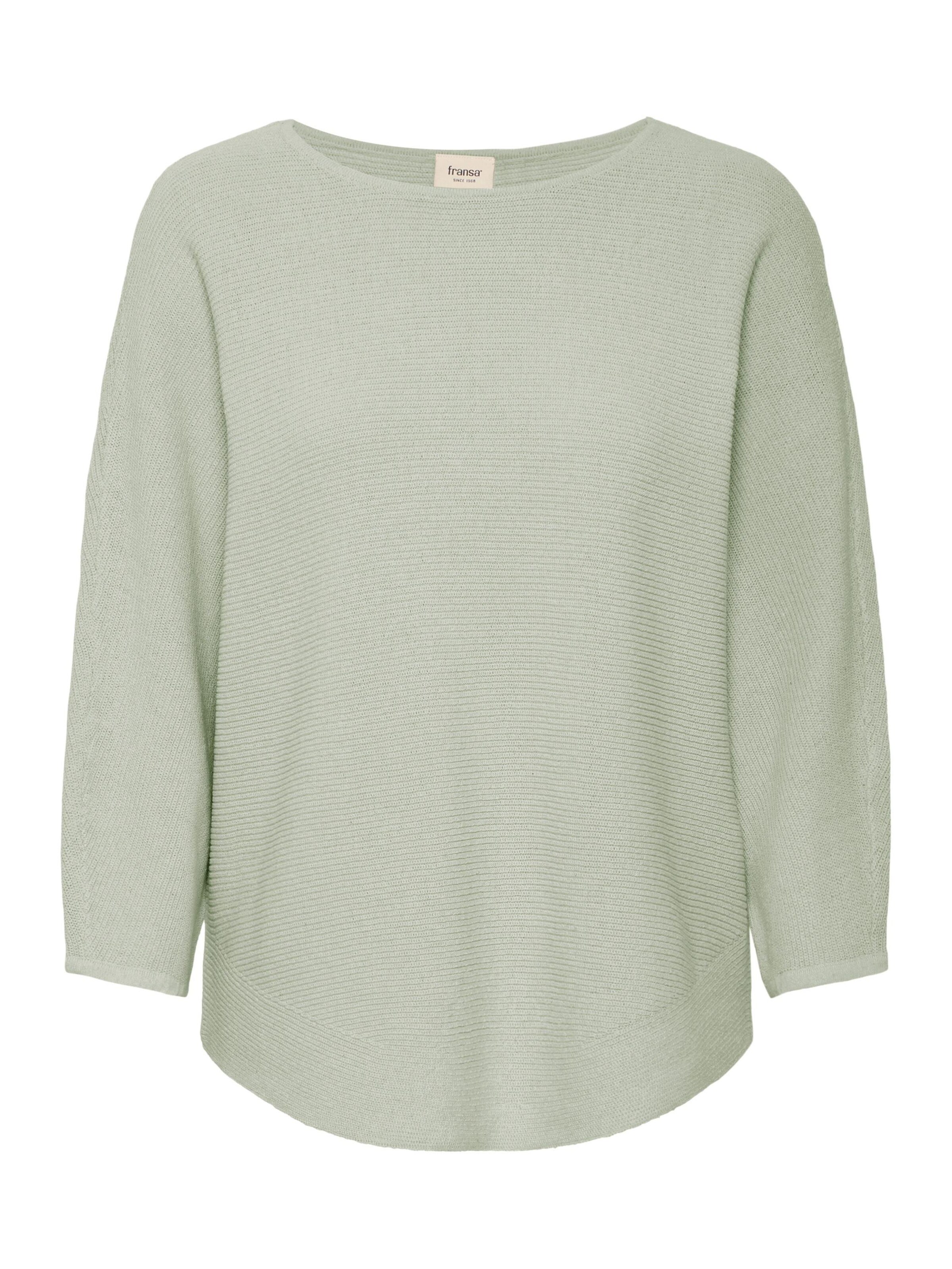 Fransa Sweater 'FRSinja Pu 1' in Green: front