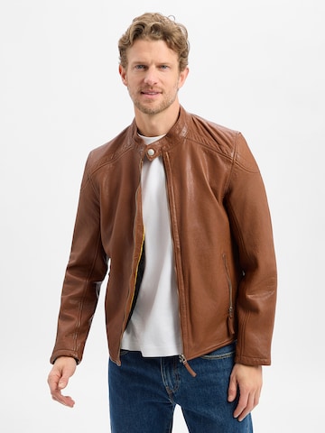 Finshley & Harding Between-season jacket in Brown: front