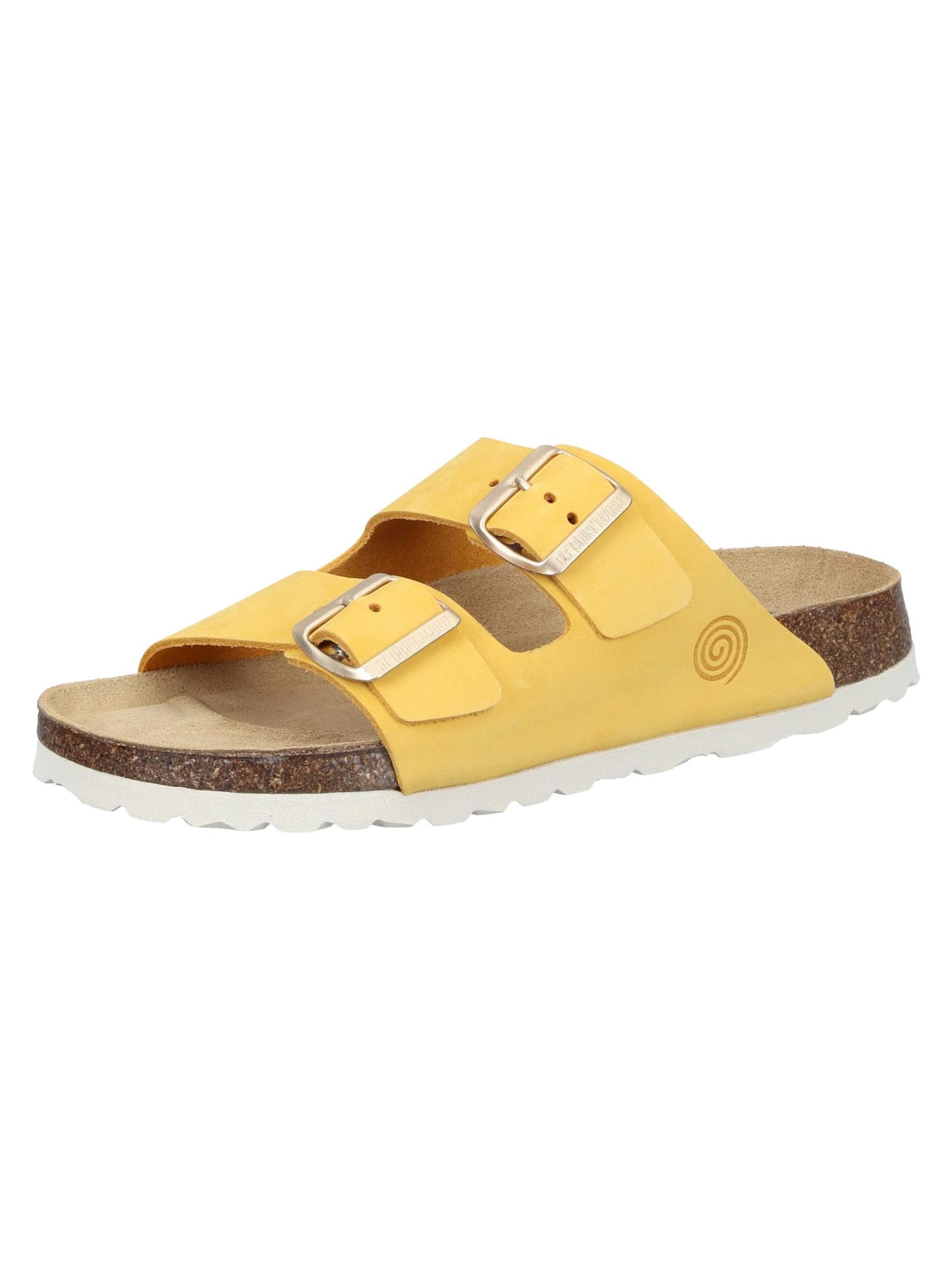 DR. BRINKMANN Mules 'Bonillo' in Yellow