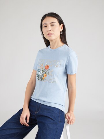 ONLY Shirt 'ONLAmberdine' in Blauw: voorkant