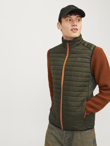 JACK & JONES Vest i grøn