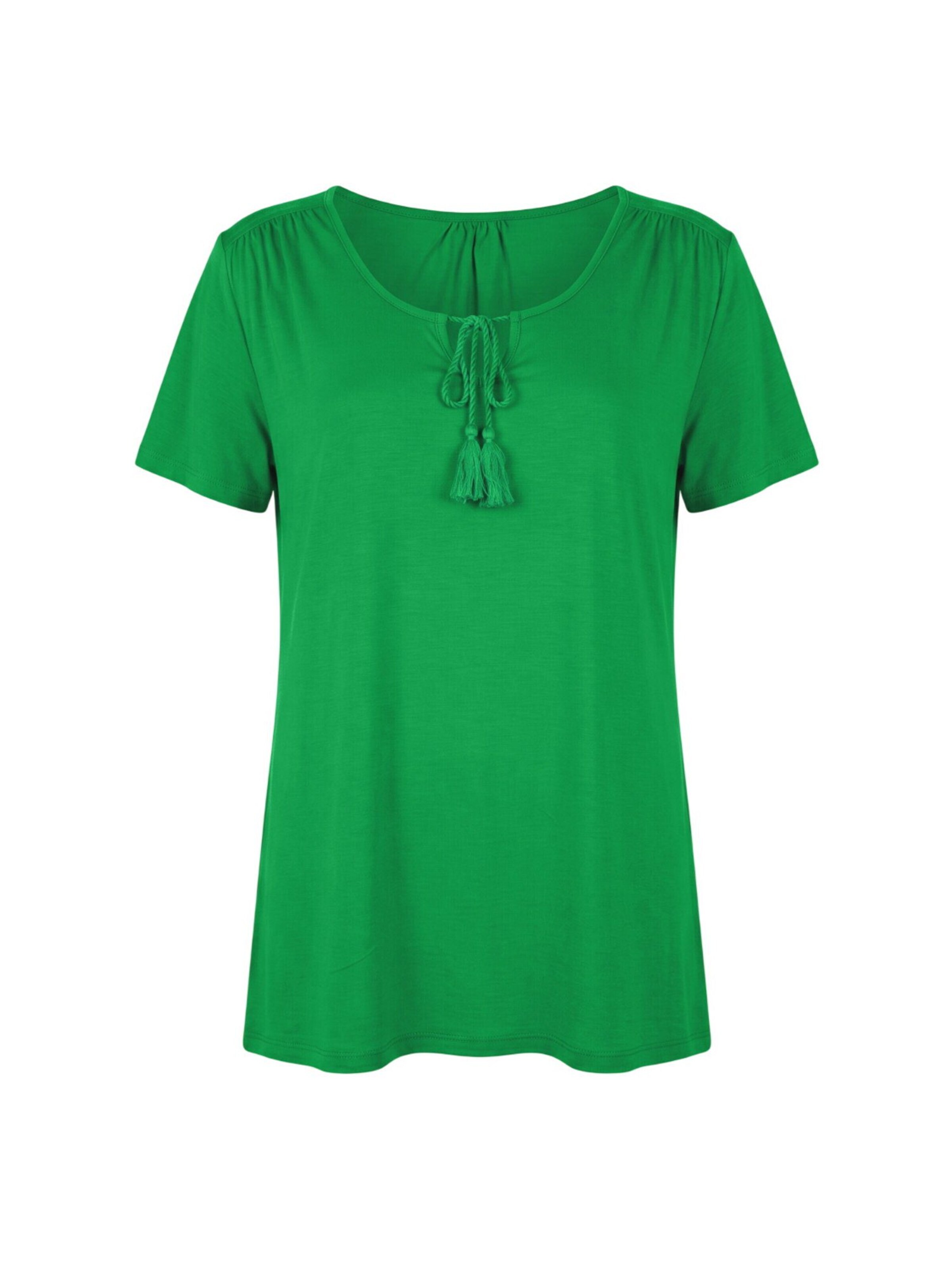 Shape Of You Blouse in Green: front