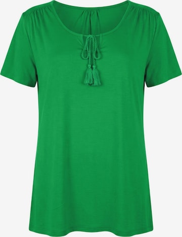 Shape Of You Bluse in Grün: Vorderseite