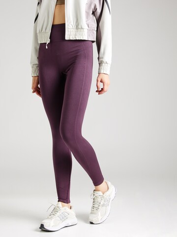 Hummel Skinny Sporthose 'Tif' in Lila: Vorderseite