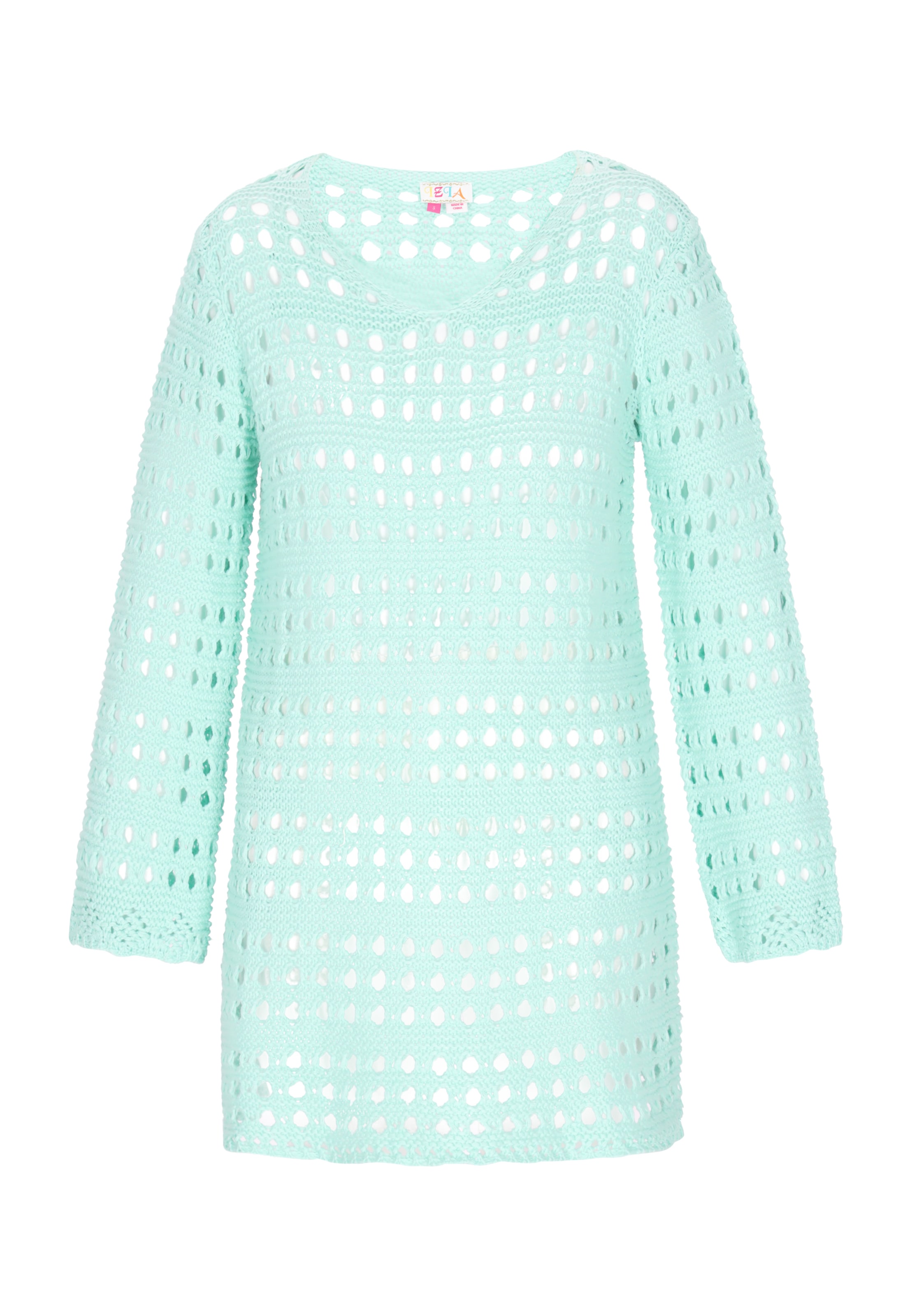 IZIA Πλεκτό φόρεμα 'Fashion Look' σε μπλε: μπροστά