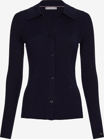 Cardigan Tommy Hilfiger Curve en bleu : devant