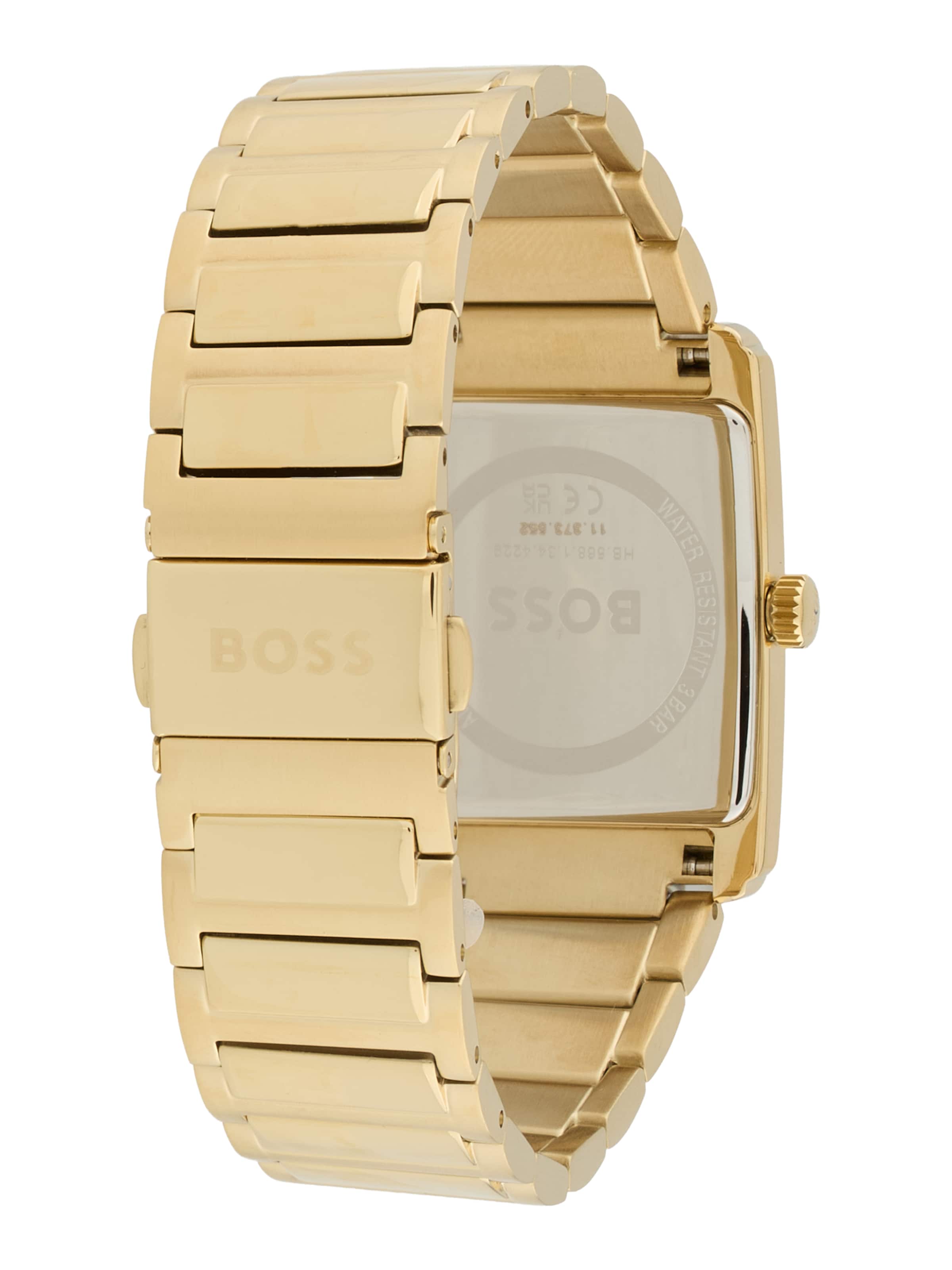 BOSS Аналоговые часы 'Principle Dress' в Золотой