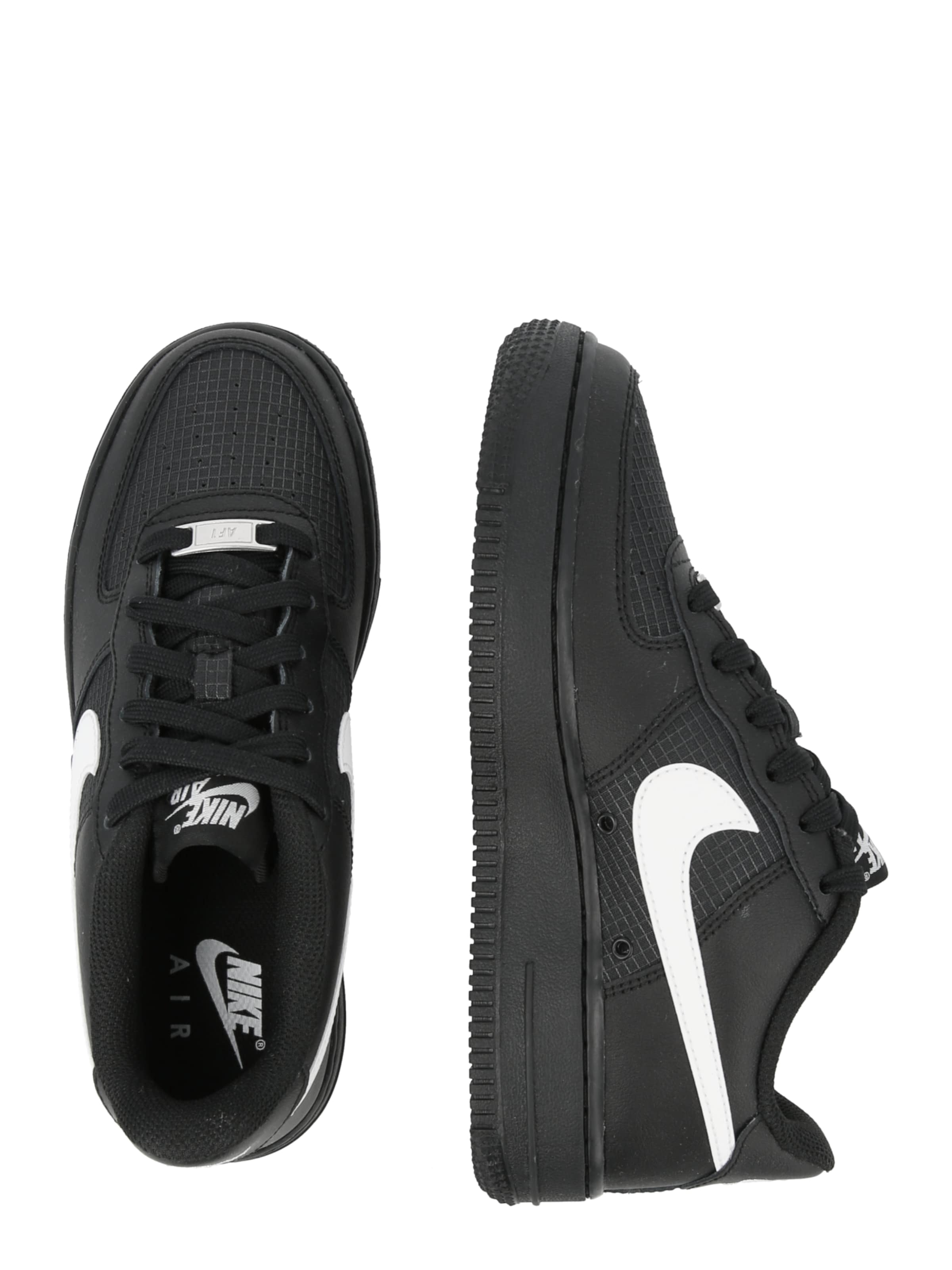 Nike Sportswear Trampki 'Force 1' w kolorze czarny