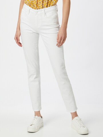 PAIGE Slimfit Jeans 'Skyline' in Wit: voorkant