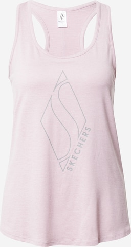 SKECHERS Sports Top in Pink: front