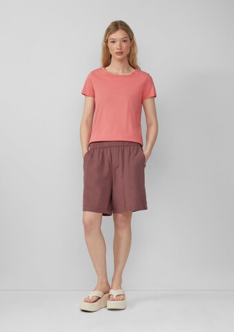 QS Loose fit Pants in Purple: front
