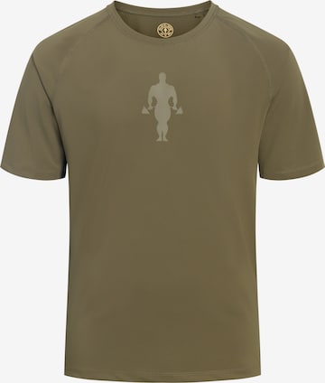GOLD´S GYM APPAREL Shirt 'ROB' in Groen: voorkant