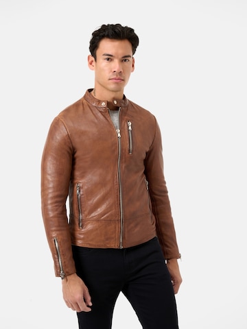 RICANO - Chaqueta de entretiempo 'Carlo' en marrón: frente