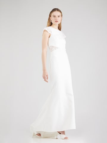 Robe de soirée 'CHRISTA' Y.A.S en blanc