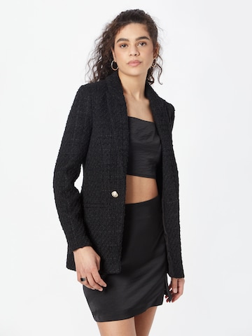 River Island - Blazer en negro: frente