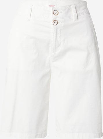 s.Oliver - regular Pantalón chino en beige: frente