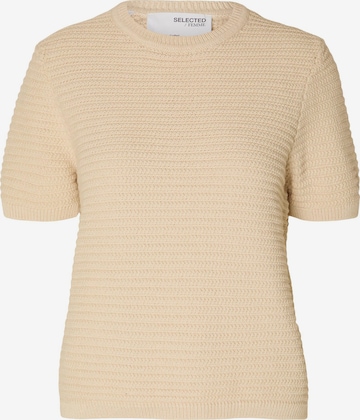 SELECTED FEMME Trui in Beige: voorkant