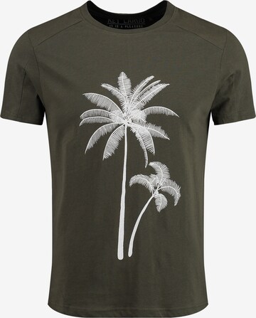 Key Largo Shirt 'OCEAN DRIVE' in Groen: voorkant