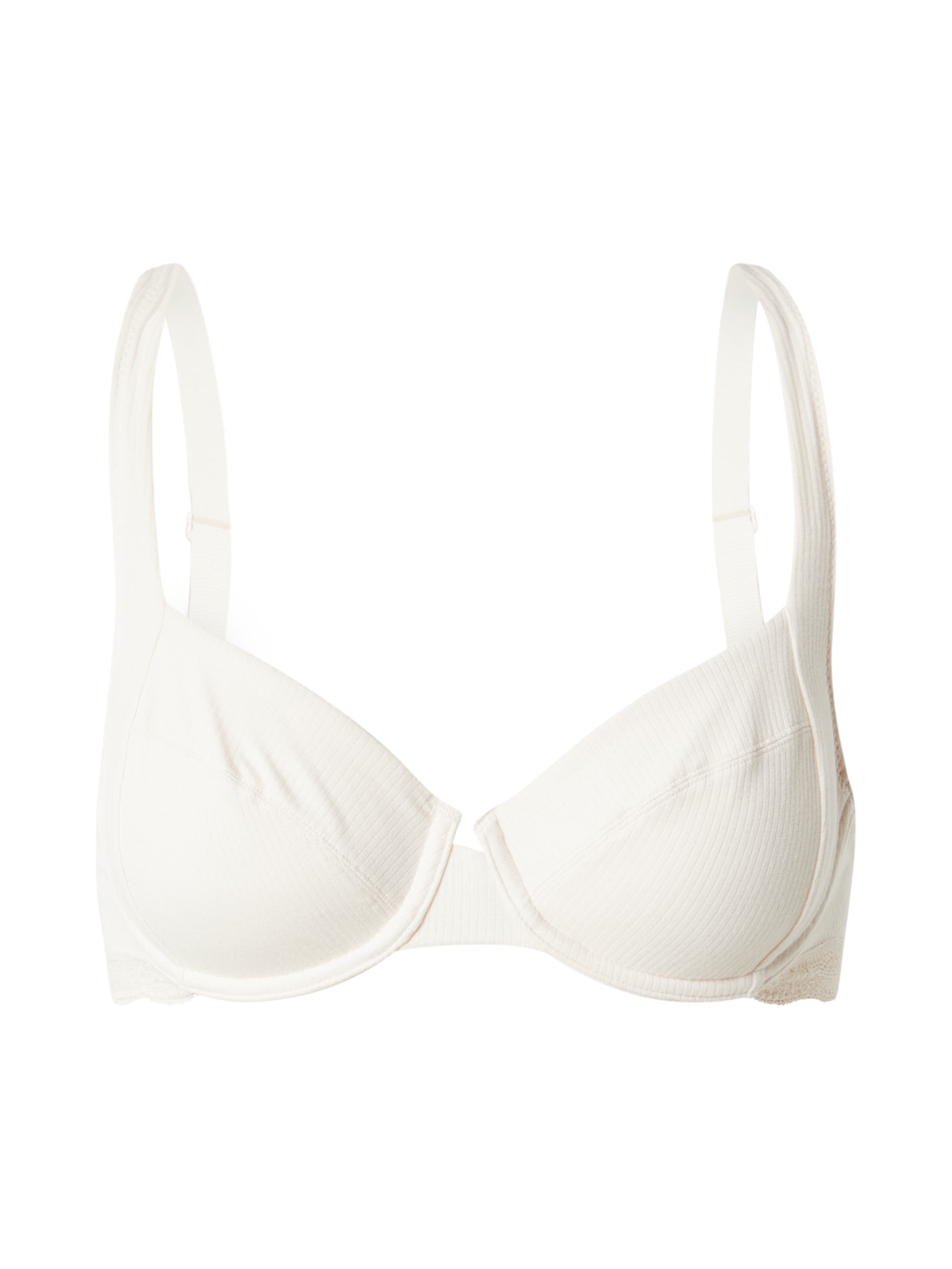 TRIUMPH Õlapaelteta topp Rinnahoidja, värv valge: eest vaates