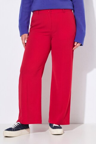 MIAMODA Wide Leg Hose in Rot