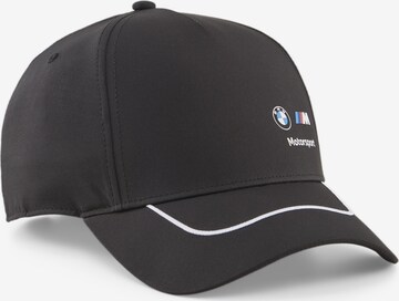 Casquette de sport 'BMW M' PUMA en noir : devant