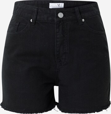 Hailys Regular Shorts 'Zoe' in Schwarz: predná strana