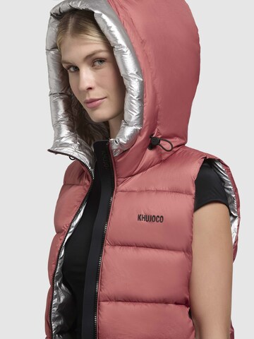 khujo Vest 'Rina' in Red