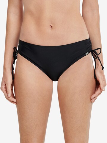 uncover by SCHIESSER Bikini Bottoms 'Aqua Mix & Match Nautical' in Black: front