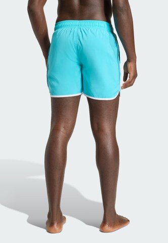 ADIDAS SPORTSWEAR Sports swimming trunks 'WATER REACTIVE GRAPHIC' in Blue