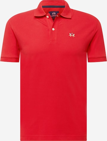 La Martina - Camiseta en rojo: frente