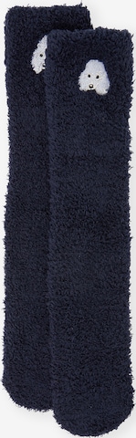 Chaussettes 'Hug' ETAM en bleu : devant