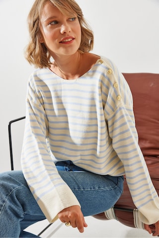 Pull-over Bianco Lucci en beige