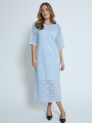 Peppercorn Jurk 'Karoline' in Blauw: voorkant