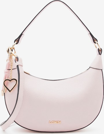 Sac bandoulière 'Ragna' L.CREDI en rose : devant