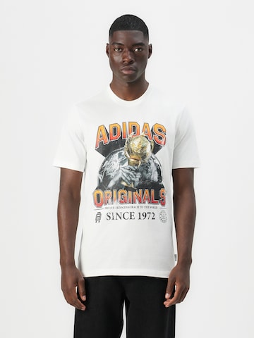 ADIDAS ORIGINALS Bluser & t-shirts 'TREFOIL SERIES REGULAR' i hvid: forside