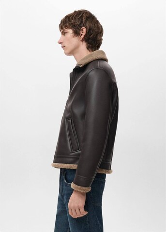MANGO MAN Between-Season Jacket 'Barrow' in Brown