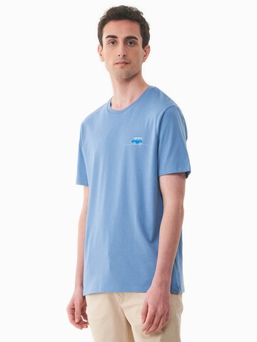 Organication T-Shirt in Blau