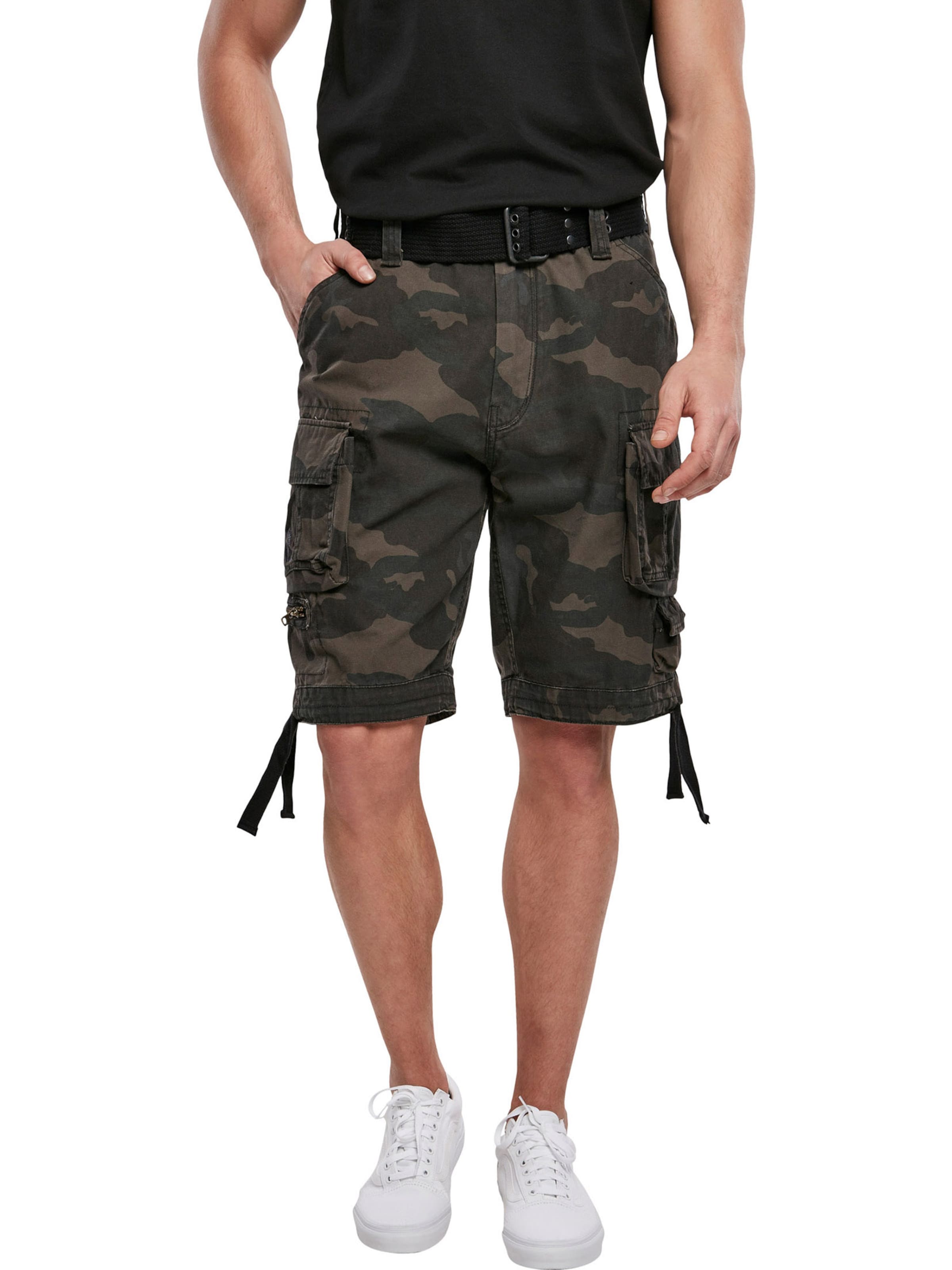 Brandit Normalny krój Spodnie 'Savage Vintage' w kolorze szary: przód