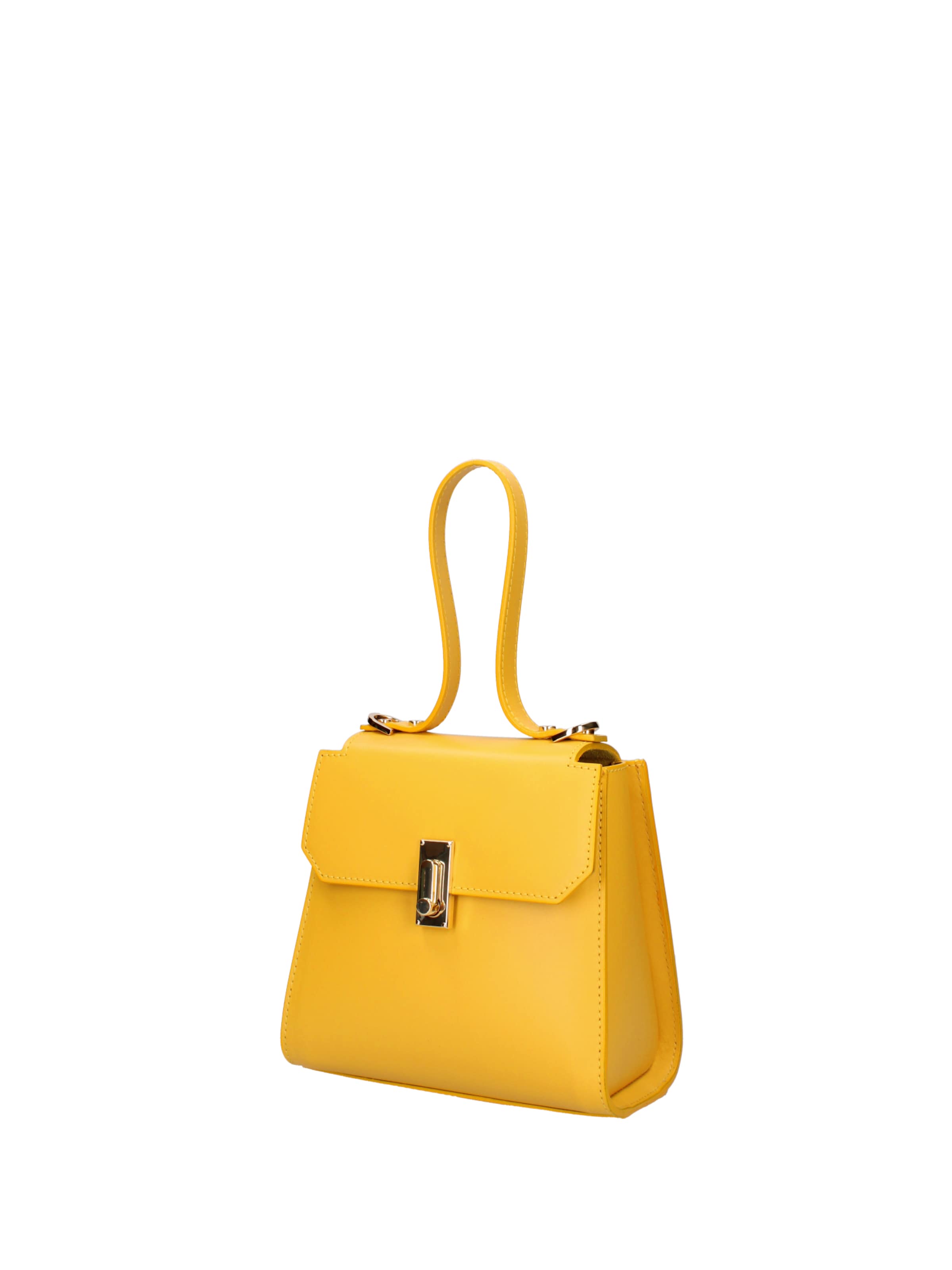Viola Castellani Handtas in Geel: voorkant