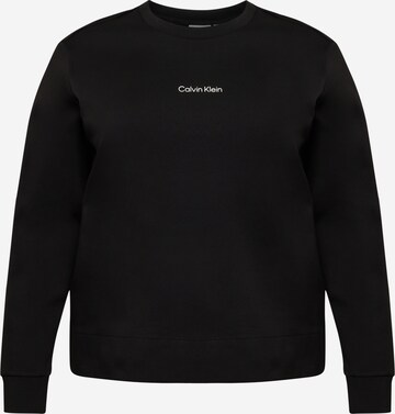 Calvin Klein Curve Sweatshirt in Black: front