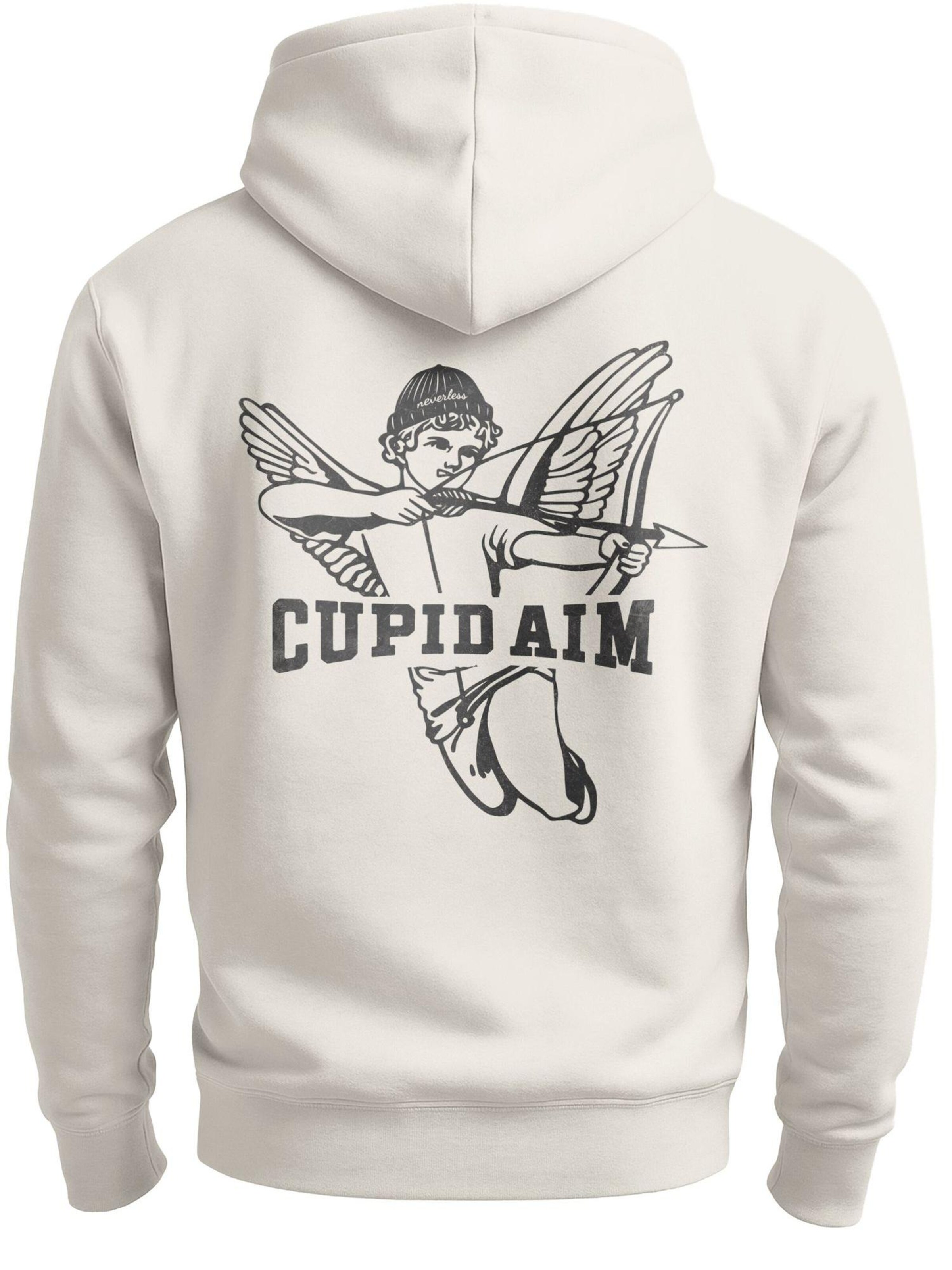 Neverless Sweatshirt 'Cupid Aim'‌ in Beige