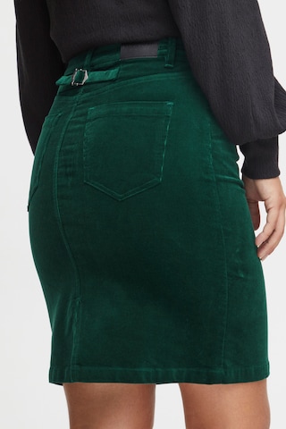 PULZ Jeans Rok 'Mila' in Groen