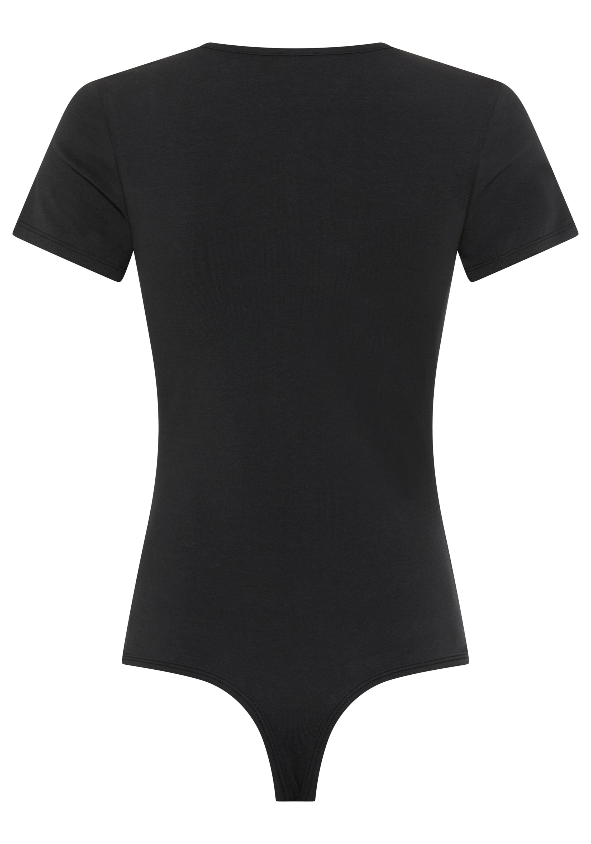 LAURA SCOTT Kurzarmbody in Schwarz