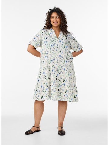 Zizzi Jurk 'Viva' in Wit