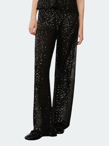 Loosefit Pantalon 'Nelly' Sofie Schnoor en noir : devant